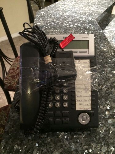 PANASONIC KX-NT343-B VOIP PHONE, TELECOM TELEPHONE, BLACK