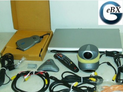 Polycom vsx 8400 +90day warranty, powercam, p+c, complete video conference syst. for sale