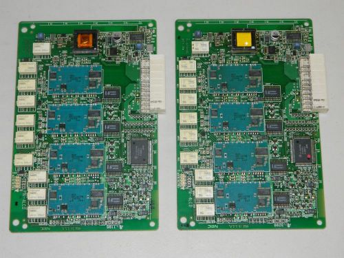 LOT OF 2)   NEC NEAX 2000 IPS/IVS PN-4LCD 4LCD 4-Port Analog Station Card 150200