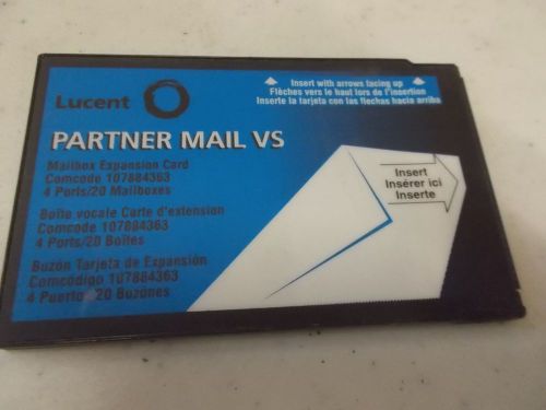Partner Mail VS 4 Port Expansion Avaya AT&amp;T ACS Lucent PCMCIAcard 107884363 8972