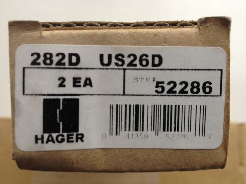 Hager flush bolt set 282d us26d for sale