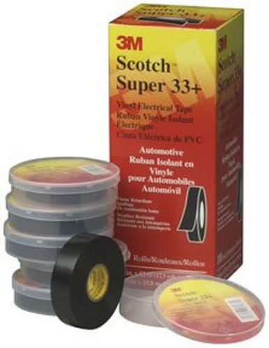 3m super 33+ vinyl electrical tape 3/4&#034; x 52&#039;  10 rolls new stock free shipping! for sale