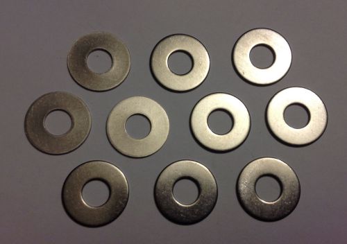 5/16&#034; Stainless Steel Flat Washer - Large 7/8&#034; Outer Diameter - 10 Pieces