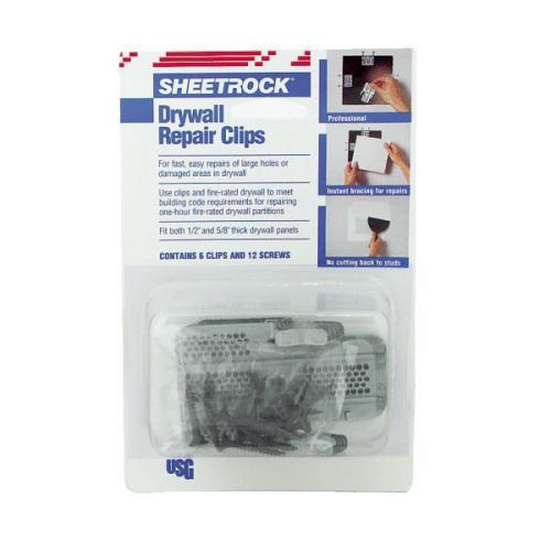 Usg 380161 sheetrock drywall repair clips-drywall repair clip for sale