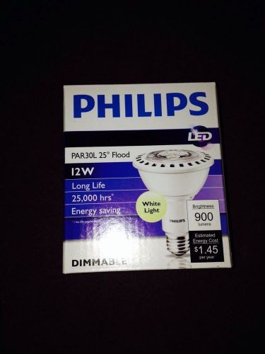 Philips Led. 43013. 12PAR30L/F25 3000 DIM AF RO. Energy Savings. (12) New In Box