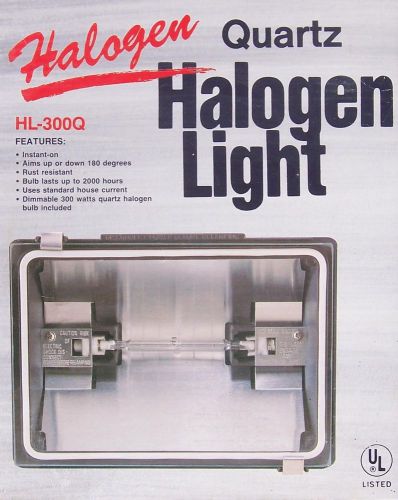 Grandrich 300 watt quartz halogen light hl-300q for sale