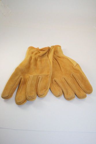 Men&#039;s Work Gloves - Genuine Buckskin Leather NEW Unworn Size 10