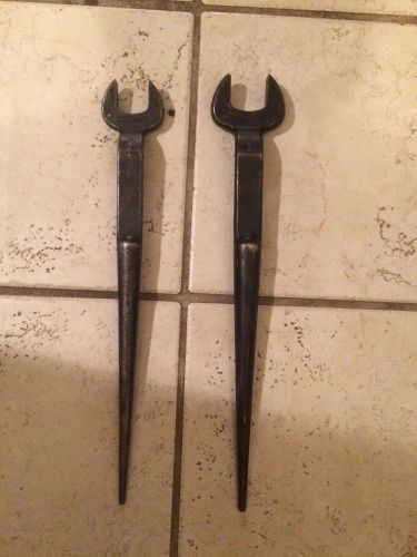 Two Klien Spud Wrenches 3/4-3232 And 7/8-3213..ironworker Tools