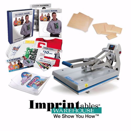 Heat press machine start-up package - hotronix hover 16x20 heat press **new for sale