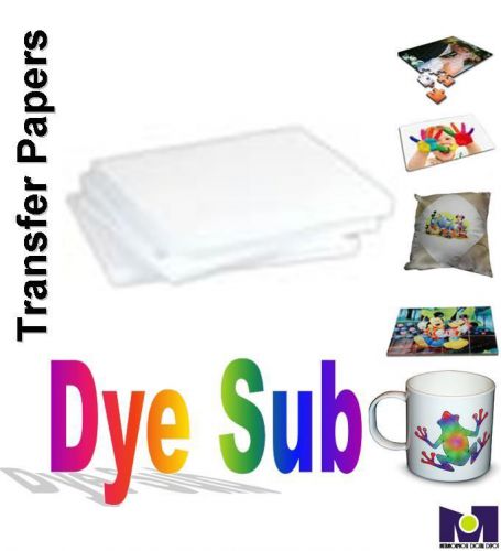 100-PCS 8.5&#034;x11&#034; SUBLIMATION INK TRANSFER PAPER HEAT PRESS FOR PRINTERS