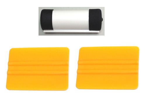 New squeegee 3x4&#034;&amp; EZ-grip handle 4&#034;, applicator squeegees for decal sign making
