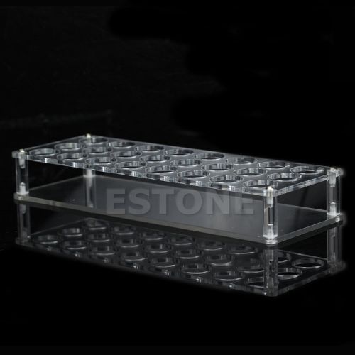 Cigarette Pen Electronic 24-Holes Pencil Display Holder Stand Thickness Acrylic