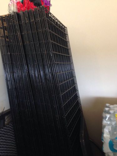 7 Ft Black Gridwall (used)