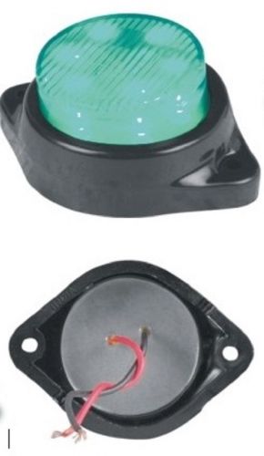 50x Green LED Marker Light Lamp Side Rear Tail Outline Indicator Trailer 24v