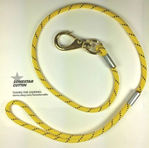 Breakaway chain saw lanyard with loop 42&#034; u.s. rigging lyb-08y-42 for sale