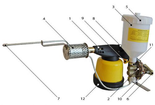 VAROMOR ®  Device for smoking bees in varroa “Fumigator”.