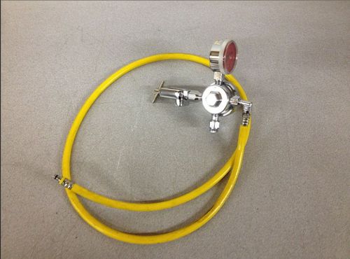 Medical grade compressed gas regulator w/hose model 1230 4000psi for sale