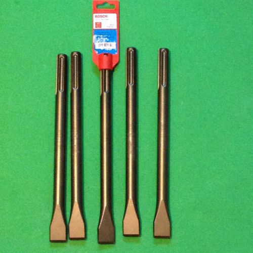 5 brand new bosch hs1911 sds max flat chisels for sale