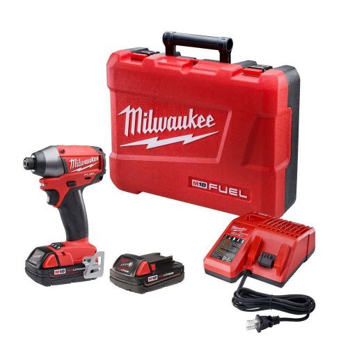 Milwaukee m18 fuel 2653-22ct  red lithium 2.0 1/4&#034; hex impact driver - brand new for sale