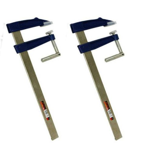 2 X  F CLAMP WOOD ADJUSTABLE 80MM X 300MM STRONG WOODWORKING CLAMPS CLAMPING