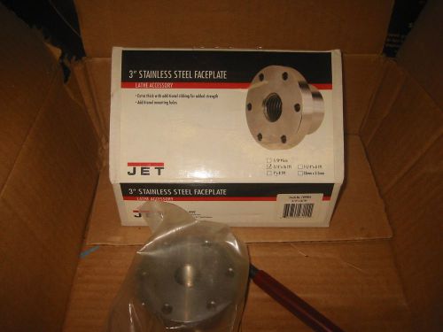 JET  709904  3&#034;  STAINLESS  STEEL  FACEPLATE  LATHE  NEW