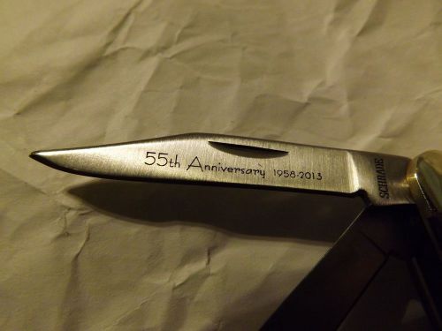 SCHRADE OLD TIMER 34OT-3 BLADE POCKET KNIFE-55th ANNIVERSARY EDITION