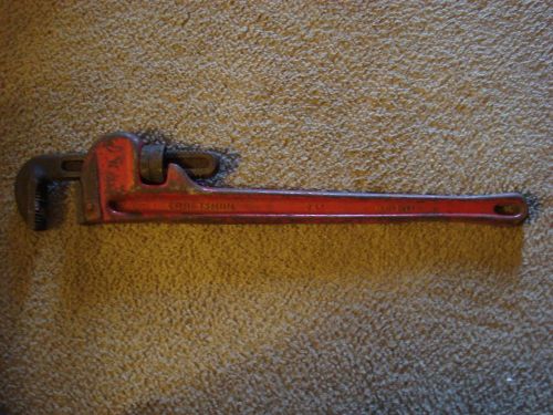 Craftsman 55674 Heavy Duty 24&#034; Pipe Wrench Nice Made in USA