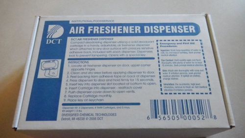 DCT air feshener dispensers. 4 in box. new. institutional / foodservice.