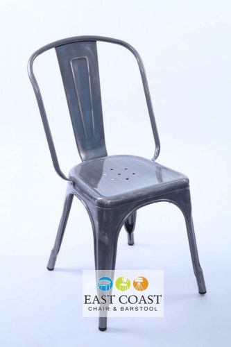 New Oversized Viktor Tolix-Style Steel Restaurant Chair