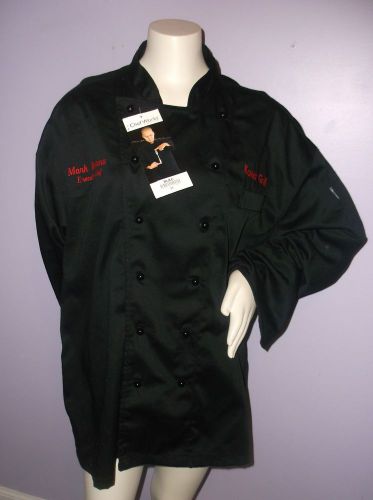 Embroidered NEW Executive Chef Works March Dimes Mark Kantara Kona Grill Coat 44