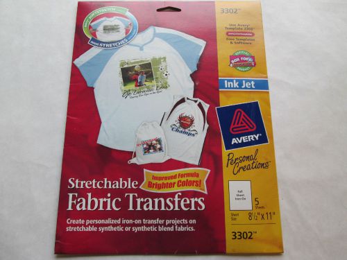 AVERY STRETCHABLE FABRIC TRANSFERS #3302