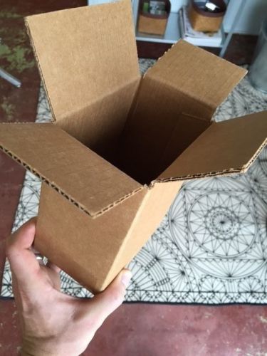 3.5  x 5.25  x 6 7/8 brown boxes