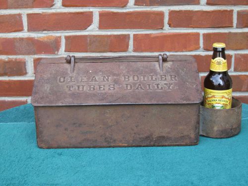 Live Steam Hit Miss Tractor Tool Box &amp; Oil Can BEER holder Cast Iron
