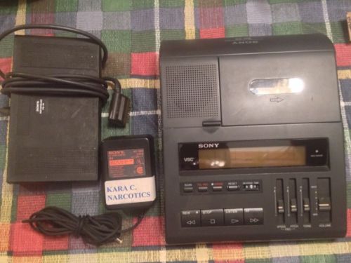 Sony BM 88 Dictator/transcriber With Foot Controller