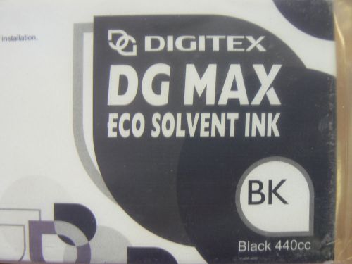 Digitex dg max ecosolvent ink ecosol mutoh mimaki roland black 440 ml solvent for sale