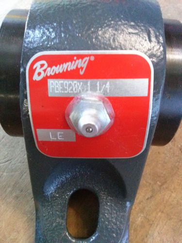 Browning pbe920x 1 1/4 pillow block roller bearing unit for sale