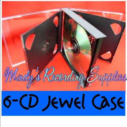 Cd dvd jewel case for 6 six discs new! special singles! for sale