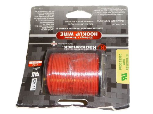 New RadioShack 90-ft 22 Gauge Sranded Hook-Up Wire (Color Red) Model 278-1218