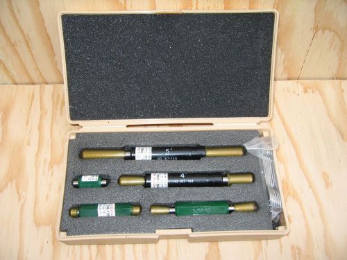 MITUTOYO 1 - 5 Inch Micrometer Standard Set (Lot - 1)