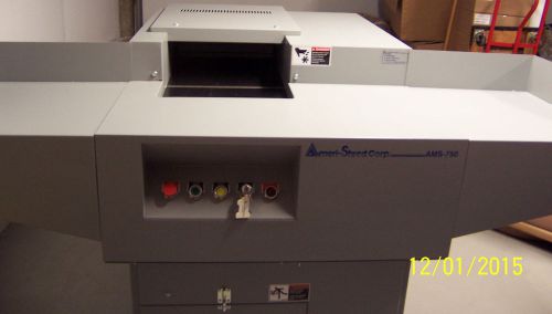 Ams-750 industrial paper shredder - mint for sale
