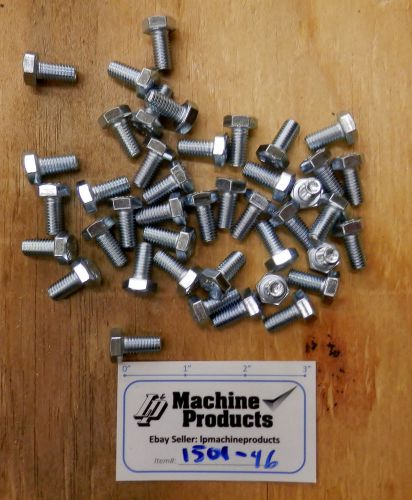 Hex head m8 x 1.25 x 16mm, full thread - lot of 42 bolts for sale