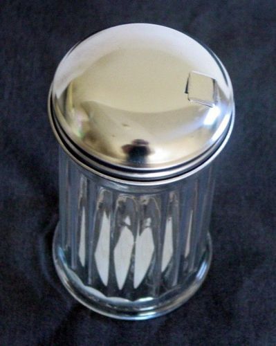 Home / restaurant plastic table sugar shaker dispenser w/ metal screw-on lid new for sale