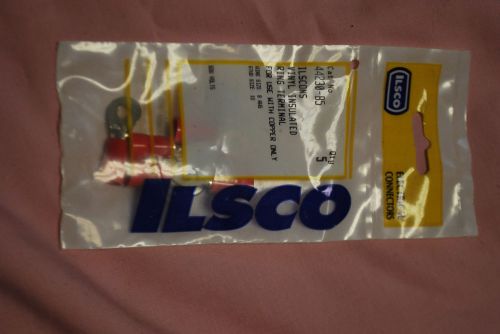 ILSCO Ring Terminal 44230-B5  Package of 5 terminals 8awg #10 8 gauge