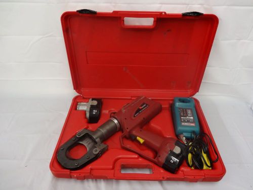 Burndy patcut245cual-18v hydraulic cable wire cutter for sale