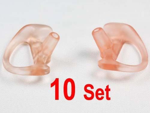10 set M Replacement earbud for acoustic tube earpiece New