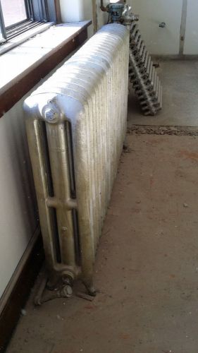Used cast iron hot water / steam radiator for sale