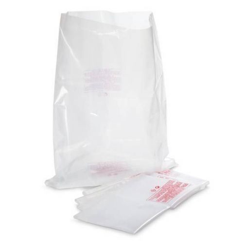 Clear dust collector lower bags 500mm / 20&#034; diameter 5-pieces for sale