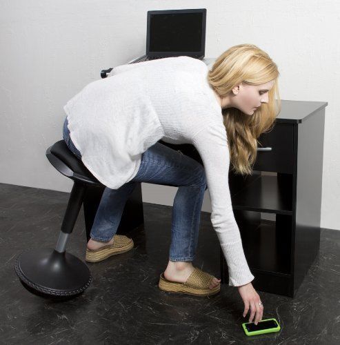 Wobble Stool By Uncaged Ergonomics - The Perfect Ergonomic Office Stool for Acti