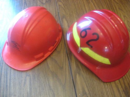 2 x Hard Hat for Head Protection, Used, See Pics, Fire Fighting.