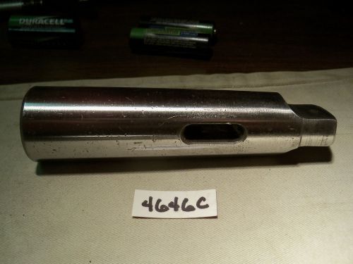 (#4646c) used soft no.2 to no.4 morse taper drill sleeve or adaptor for sale